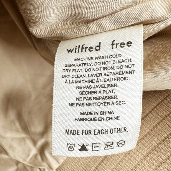 Aritzia Wilfred FreeThe Teddy Jacket Zip Up Sherpa in Tan Size XXS - Picture 10 of 11